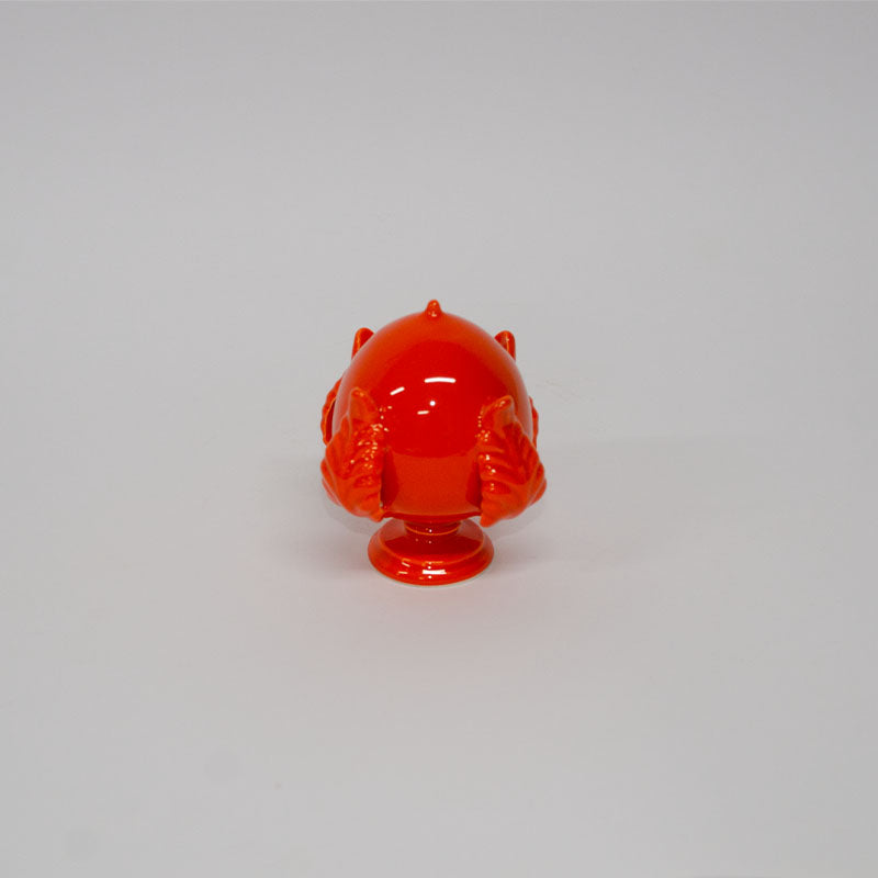 Pumo con Quattro Foglie Arancione 10 cm