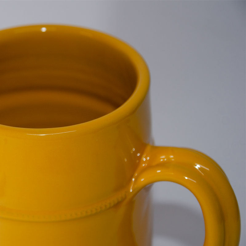 Brocca a Tronco di Cono Gialla 20 cm