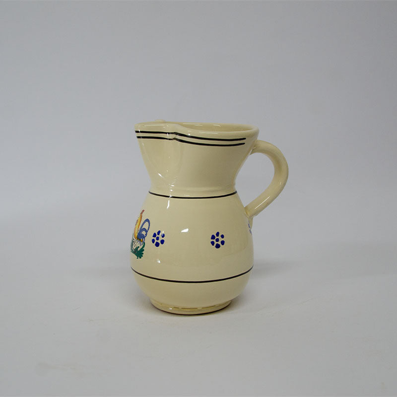 Brocca con Gallo Avorio 15 cm