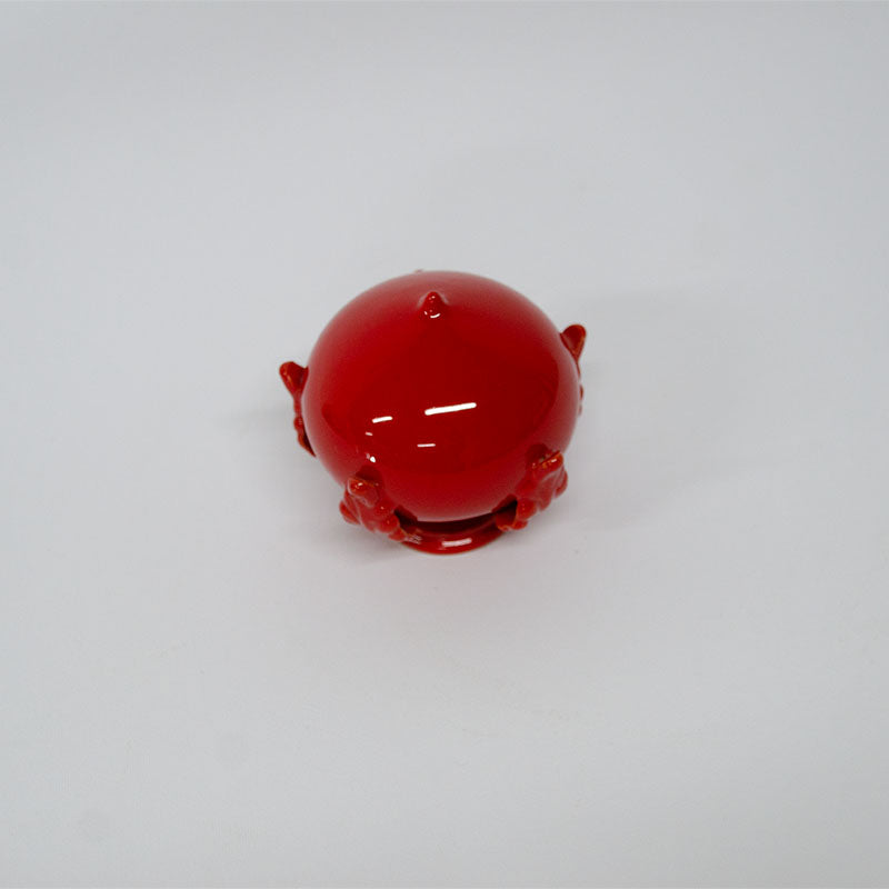 Pumo con Cinque Foglie Rosso 12 cm