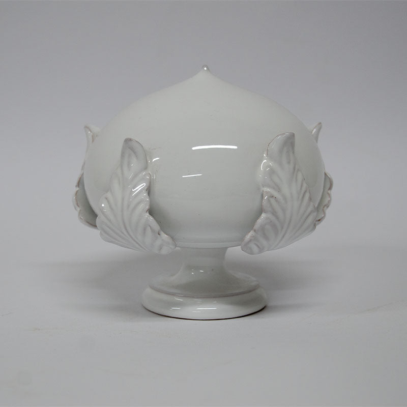 Pumo con Cinque Foglie Bianco 12 cm