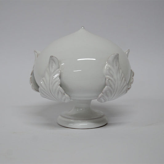 Pumo con Cinque Foglie Bianco 15 cm