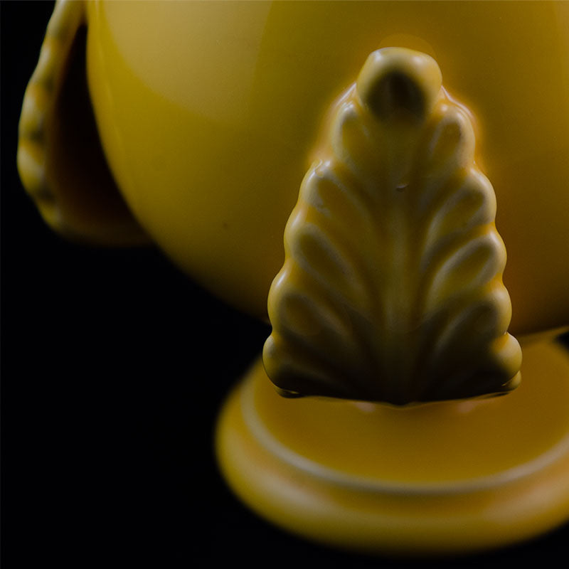 Pumo con Quattro Foglie Giallo Canarino 12 cm