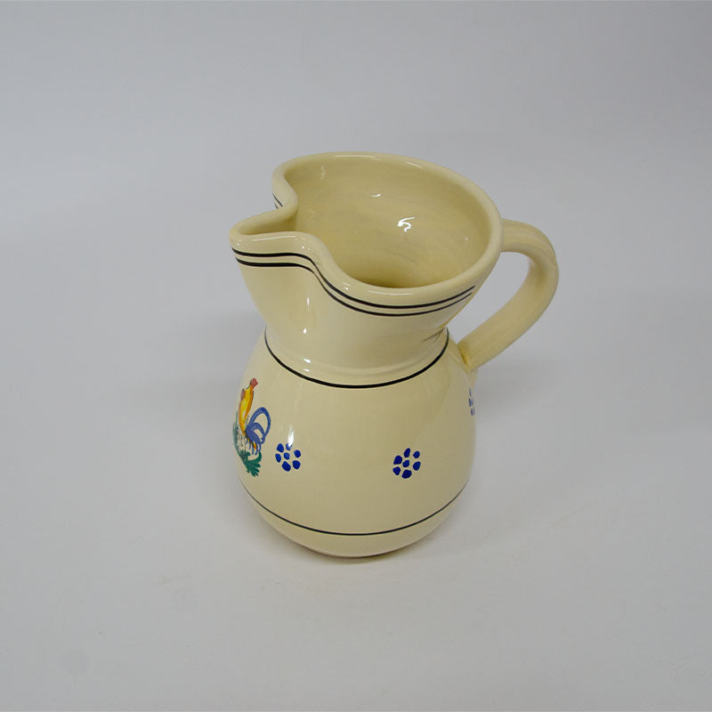Brocca con Gallo Avorio 15 cm