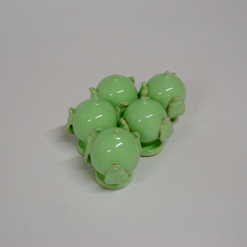 Pumetto con Tre Foglie Verde 5cm