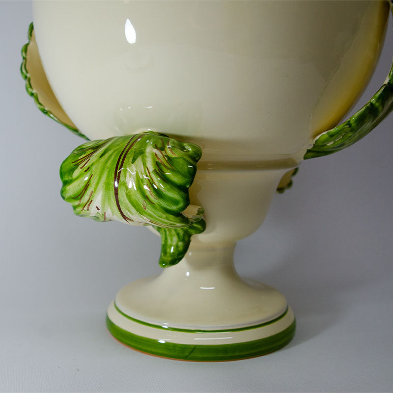 Pumo con Quattro Foglie Decorato a Mano 50 cm