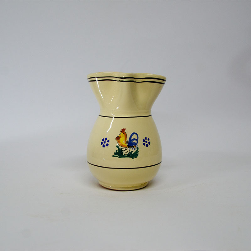 Brocca con Gallo Avorio 15 cm
