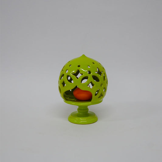 Pumo Porta Candela Verde Lime 15 cm
