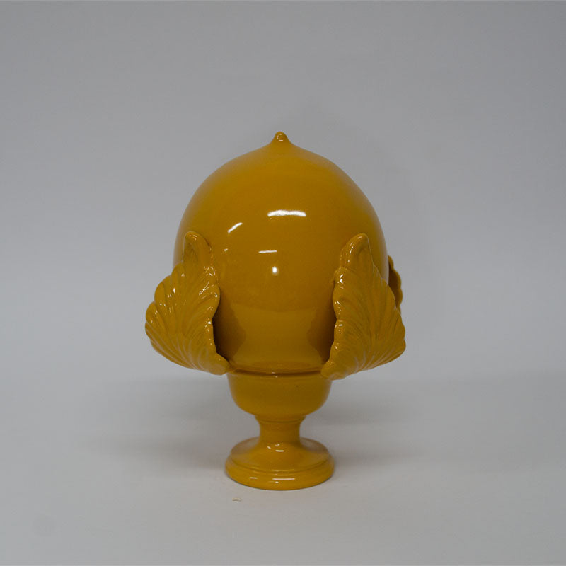 Pumo con Quattro Foglie Giallo Senape 20 cm