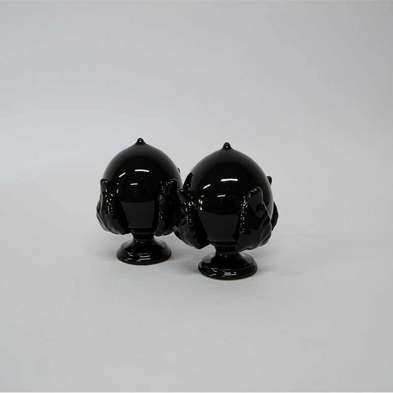 Pumo con Quattro Foglie Nero 15 cm