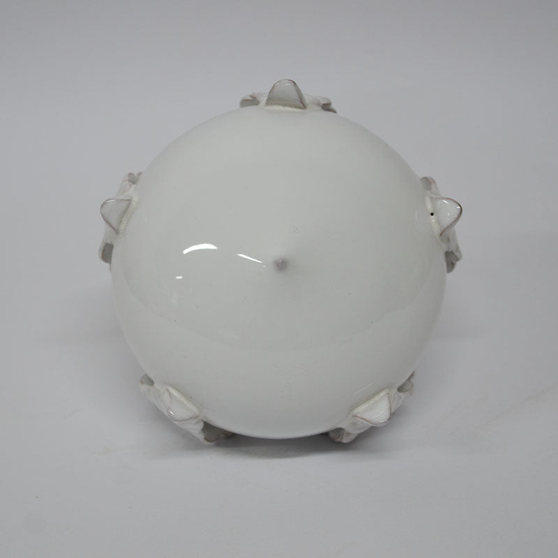 Pumo con Cinque Foglie Bianco 12 cm