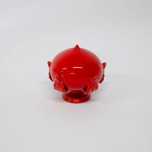 Pumo con Cinque Foglie Rosso 12 cm