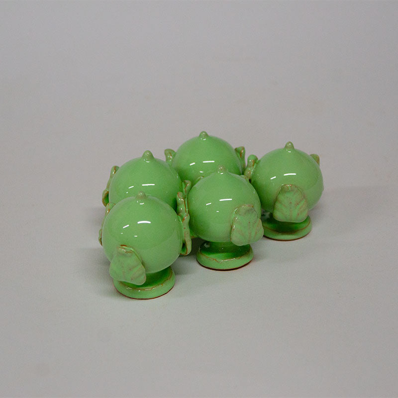 Pumetto con Tre Foglie Verde 5cm