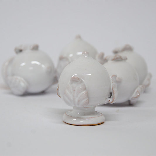 Pumetto a Tre Foglie Bianco 5 cm
