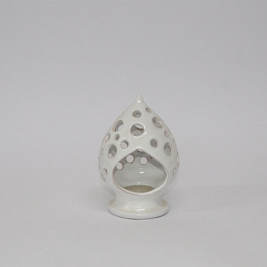 Pumo Porta Candela Avorio 15 cm