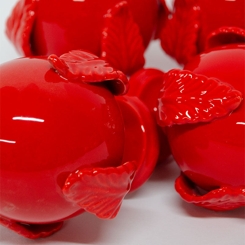 Pumo con Quattro Foglie Rosso 12 cm
