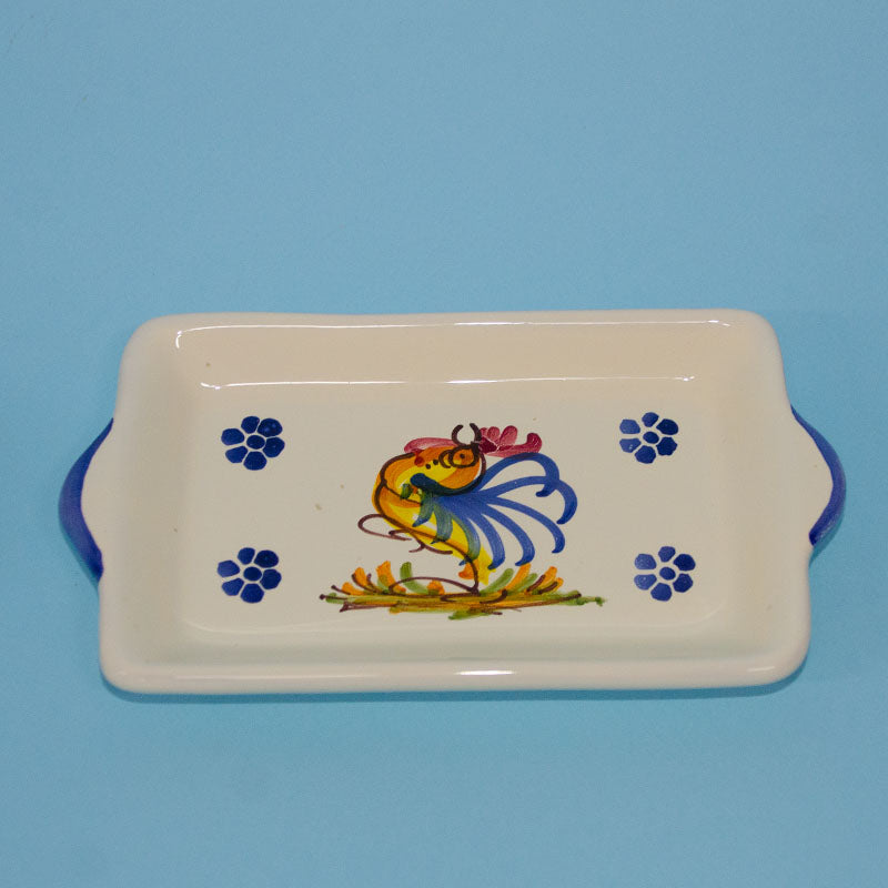 SET Tazzine e Piattino con Gallo
