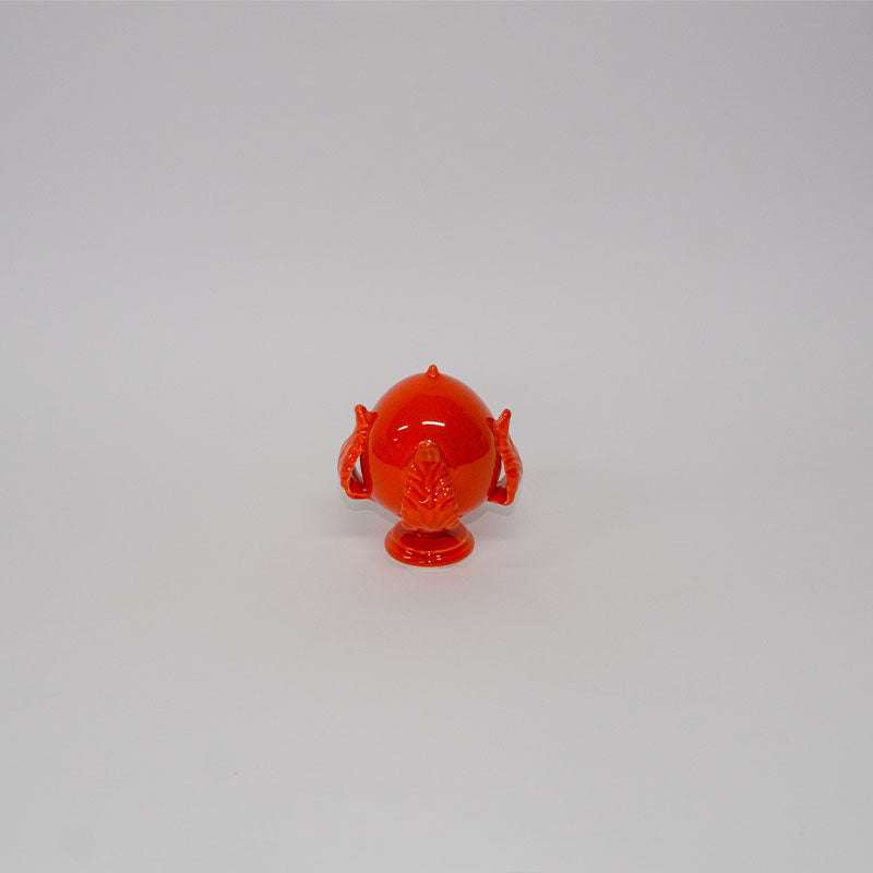 Pumo con Quattro Foglie Arancione 10 cm