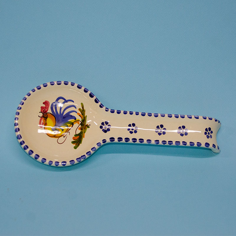Porta Mestolo con Gallo Grottagliese 20cm