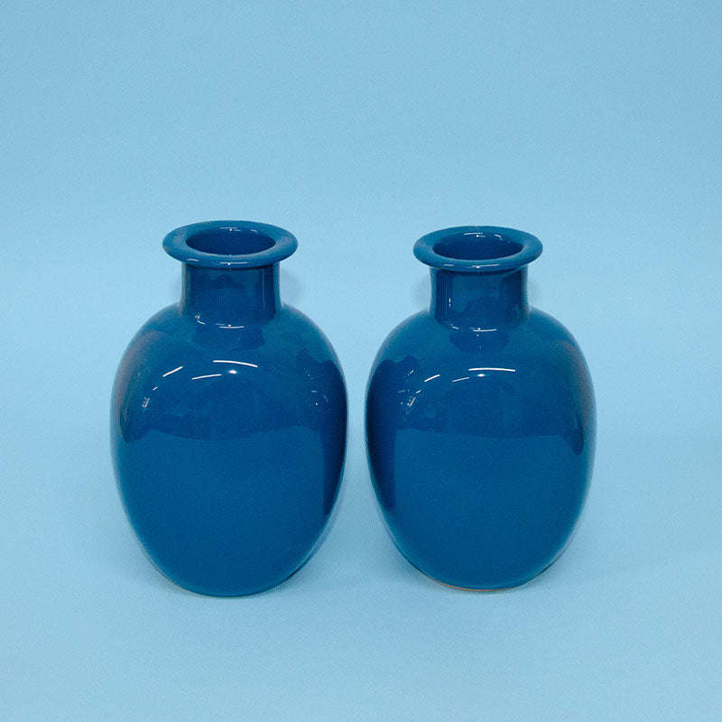 Vaso da Fiori Blu 20 cm