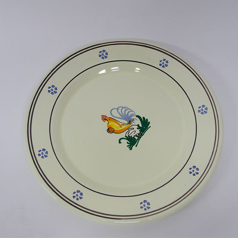 Piatto Piano con Gallo 24 cm