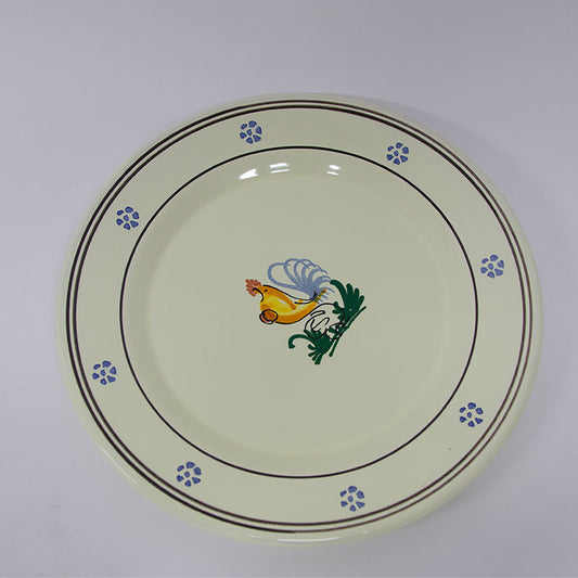 Piatto Piano con Gallo 24 cm