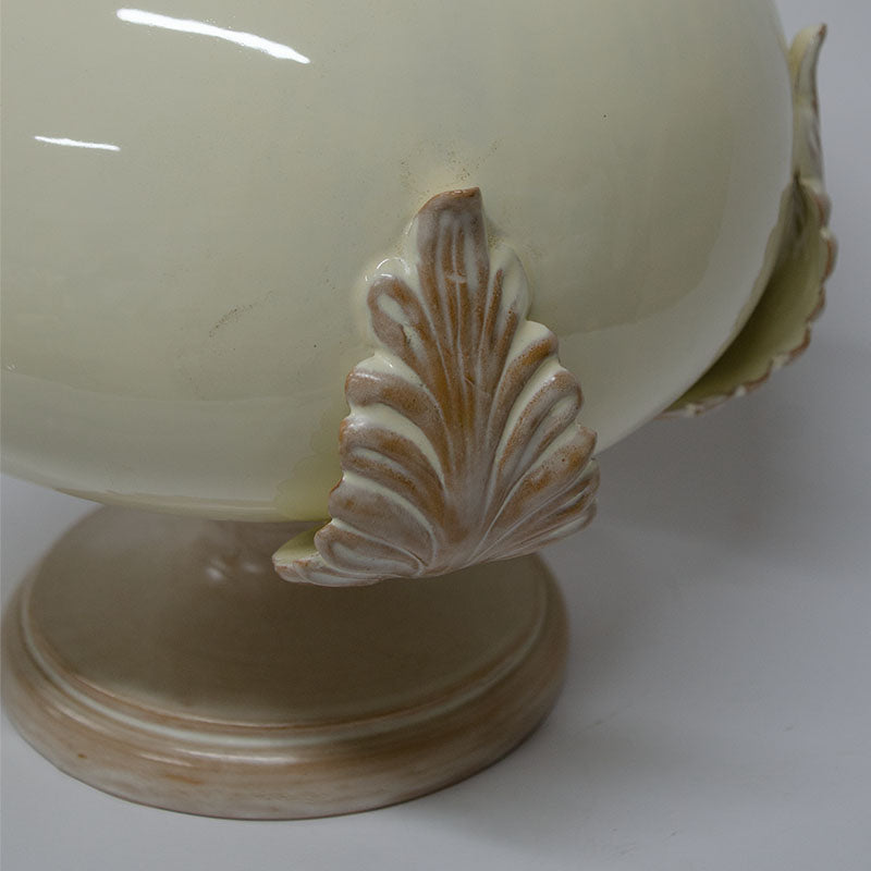 Pumo con Cinque Foglie Madreperlato 35 cm