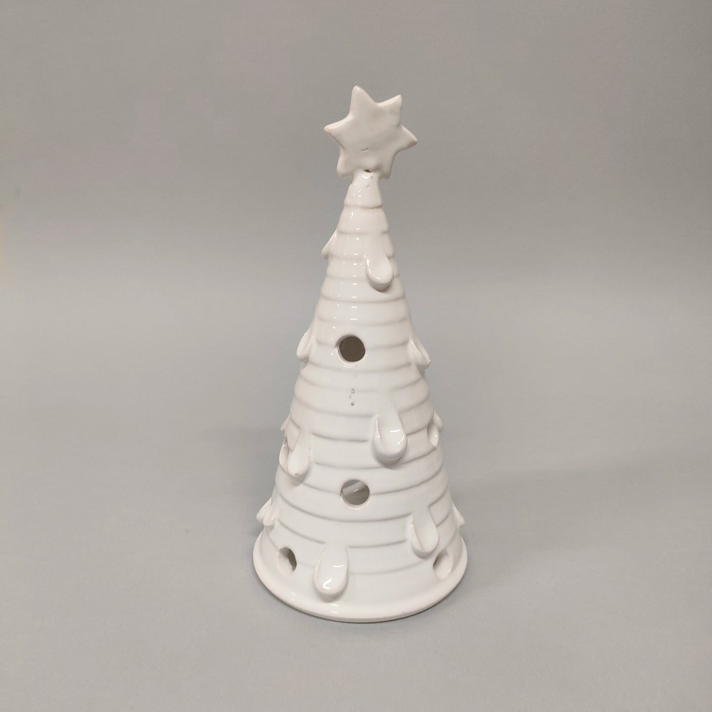 Alberello di Natale Bianco 25cm