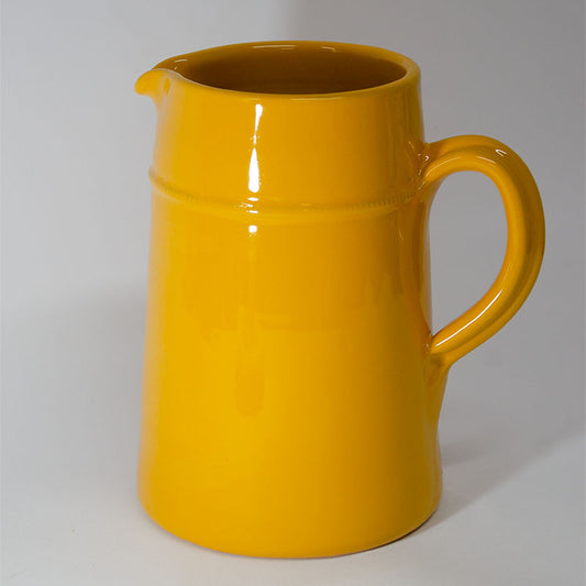 Brocca a Tronco di Cono Gialla 20 cm
