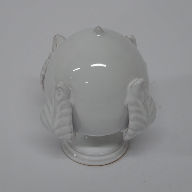 Pumo con Quattro Foglie Bianco 10 cm