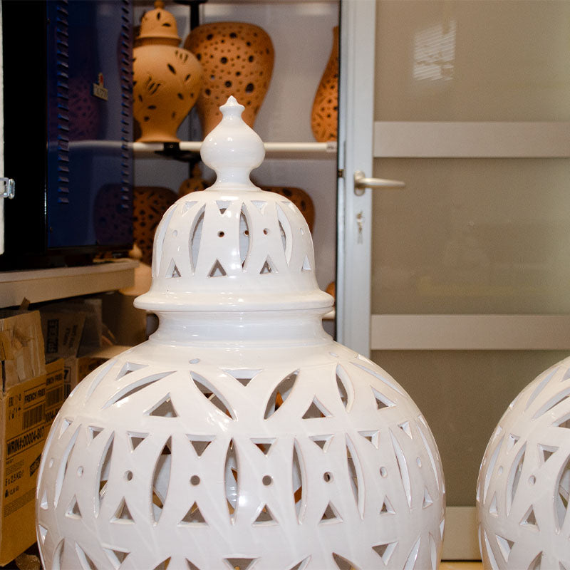 Lampada da Terra Bianca 100 cm