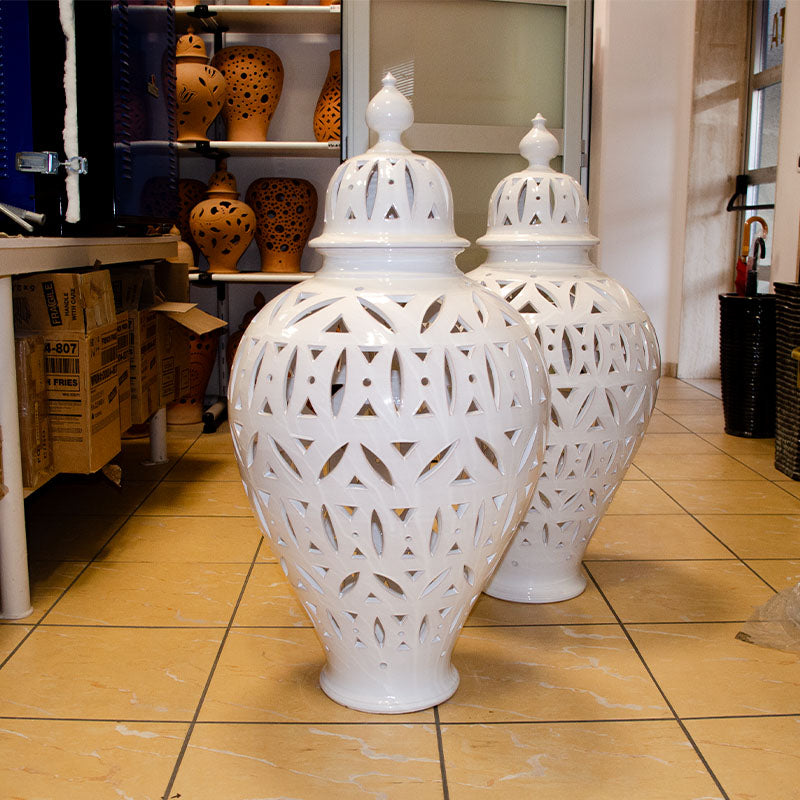 Lampada da Terra Bianca 100 cm