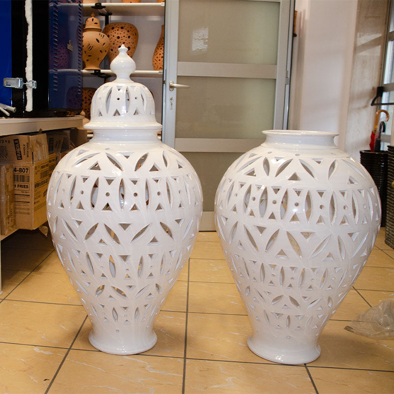 Lampada da Terra Bianca 100 cm