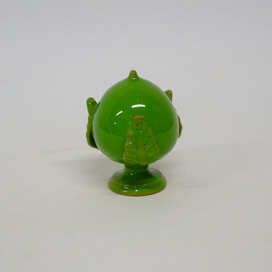 Pumo con Tre Foglie Verde Oliva 10cm