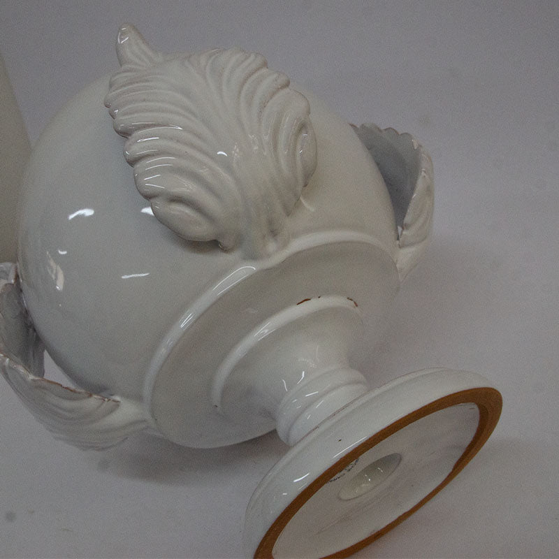 Pumo con Quattro Foglie Bianco 25cm