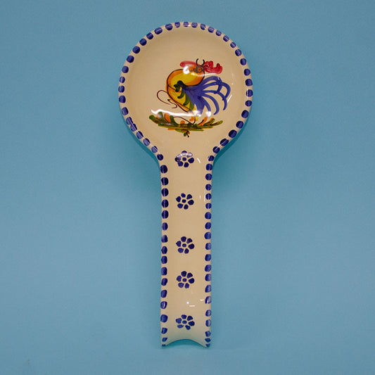 Porta Mestolo con Gallo Grottagliese 20cm