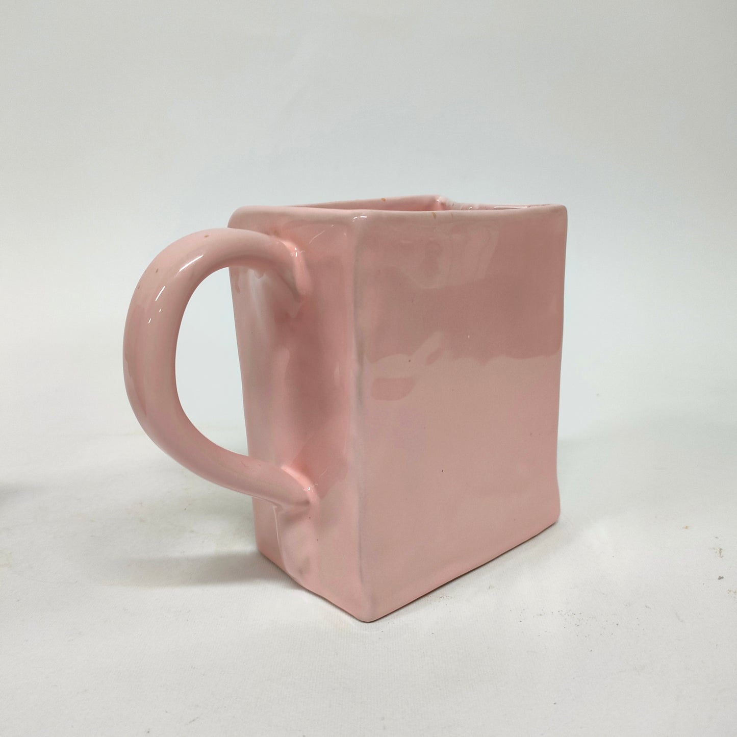 Tazza Libro, Fatta a Mano, Rosa 15cm