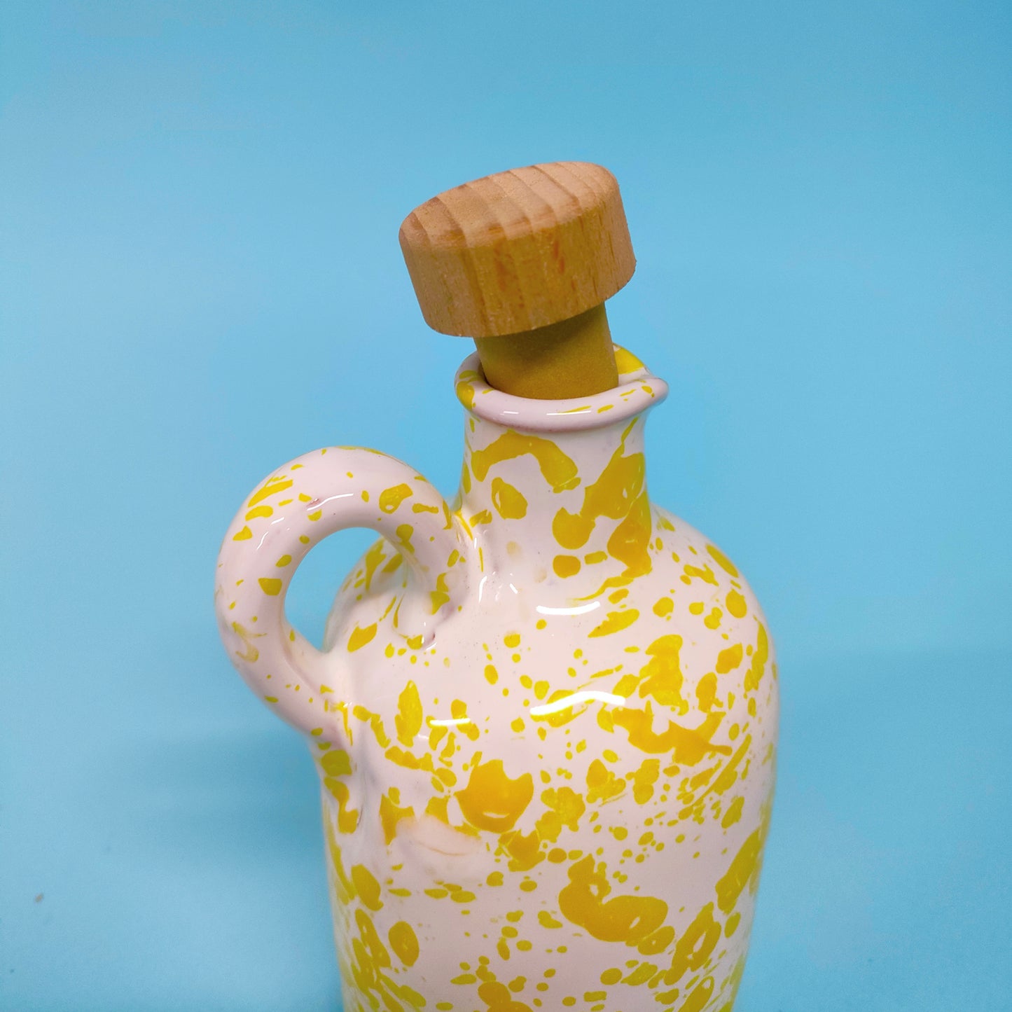 Oliera bicolore Bianco e Giallo 250ml