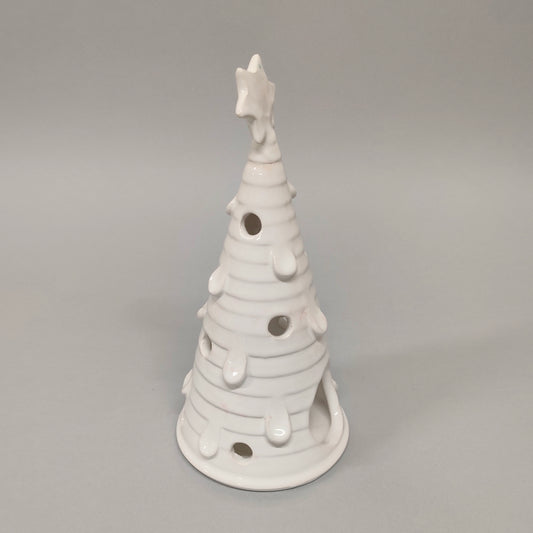 Alberello di Natale Bianco 25cm